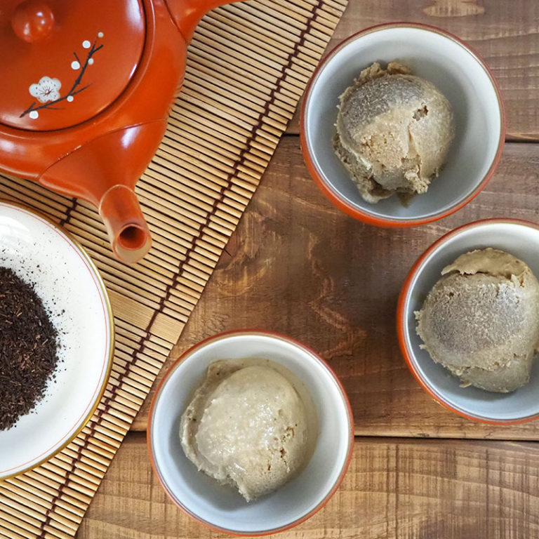 ほうじ茶のアイス バイタミックス（Vitamix）