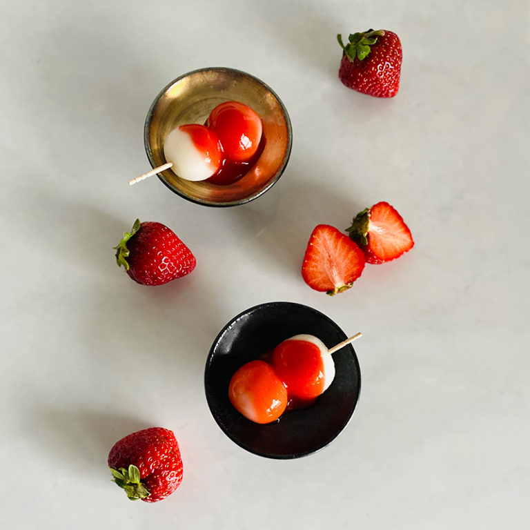 苺のみたらし餡 バイタミックス（Vitamix）