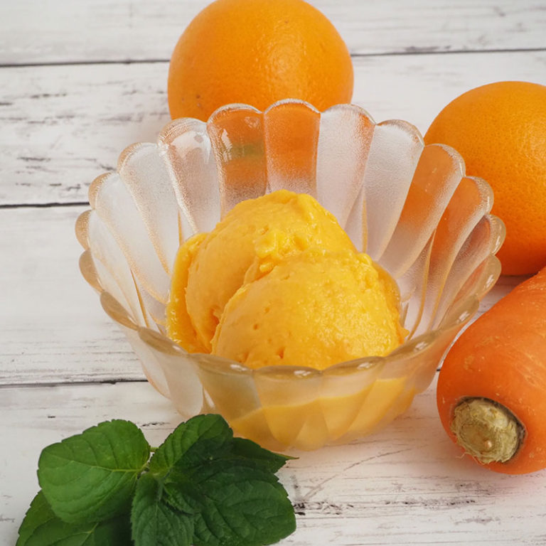 にんじんオレンジシャーベット バイタミックス（Vitamix）