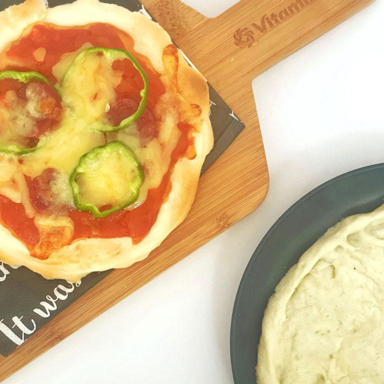 発酵なし簡単ピザ生地 バイタミックス（Vitamix）