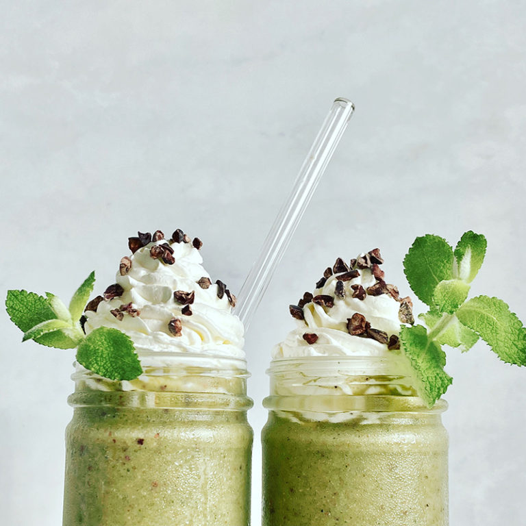 veganバナナチョコミントシェイク バイタミックス（Vitamix）