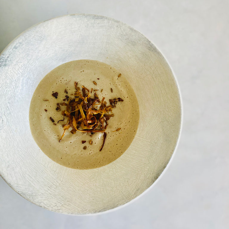 牛蒡と玉葱のポタージュスープ バイタミックス（Vitamix）