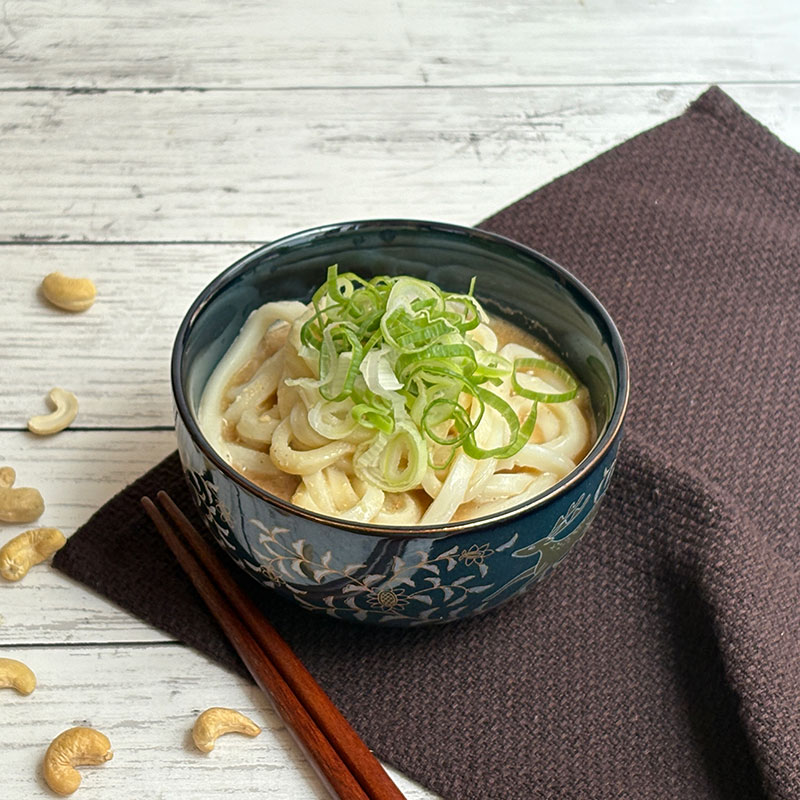 炒りナッツとにんにくの麺つゆ