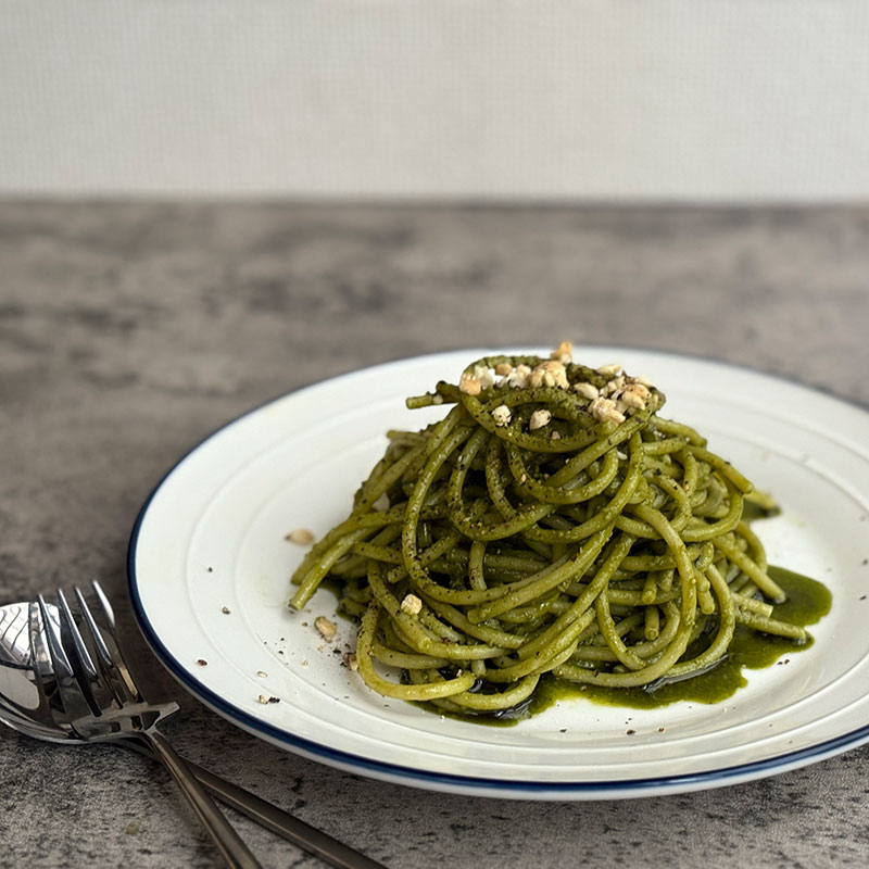 煎茶のスパゲティ